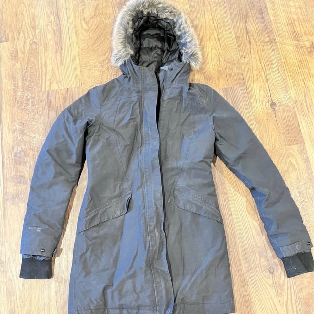 Women's Black Jacket with Fur Trim